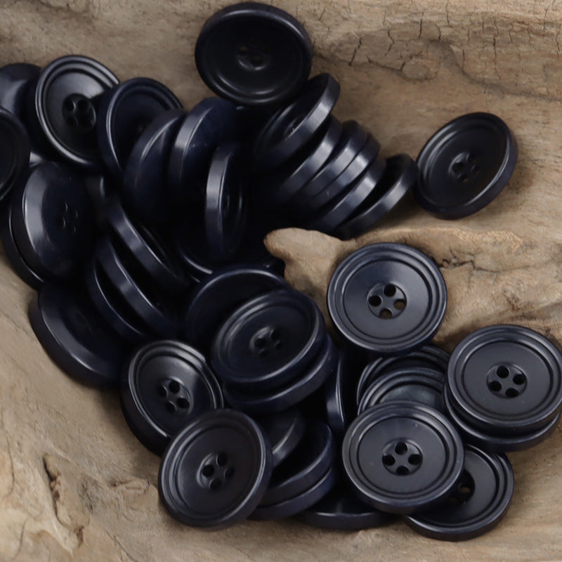 Blue-Black Natural Fruit Buttons for Spring Cardigans 10pcs Blue Black