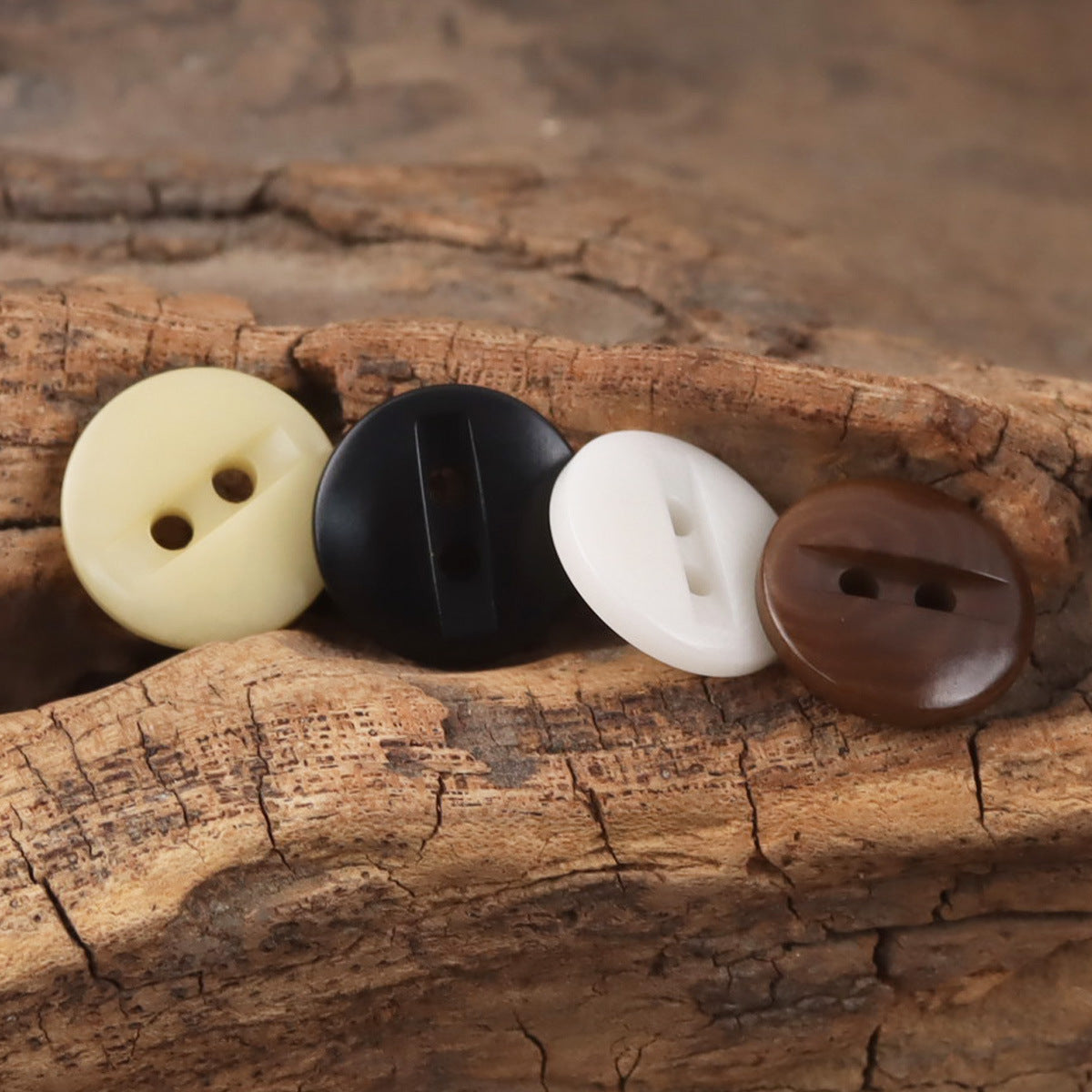 2-Hole Fruit Buttons for Cotton Linen Cardigans Polo Shirts 10pcs