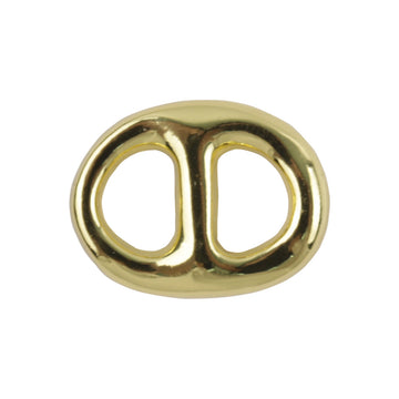 Pig Nose-Shaped Gold Metal Buttons with Shank 10pcs