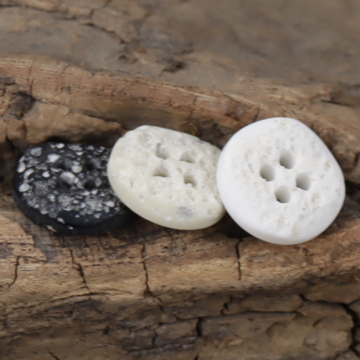 Moon Surface Texture Resin Buttons for Children DIY Crafts 50pcs