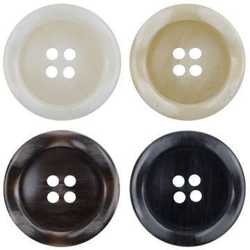 Irregular Lace Wood Grain Resin Buttons for Windbreakers Coats 30pcs