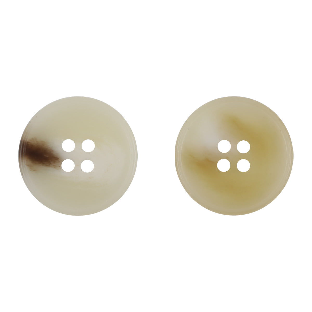 4-Hole Camel Resin Sewing Buttons for Sweaters Cardigans 30pcs
