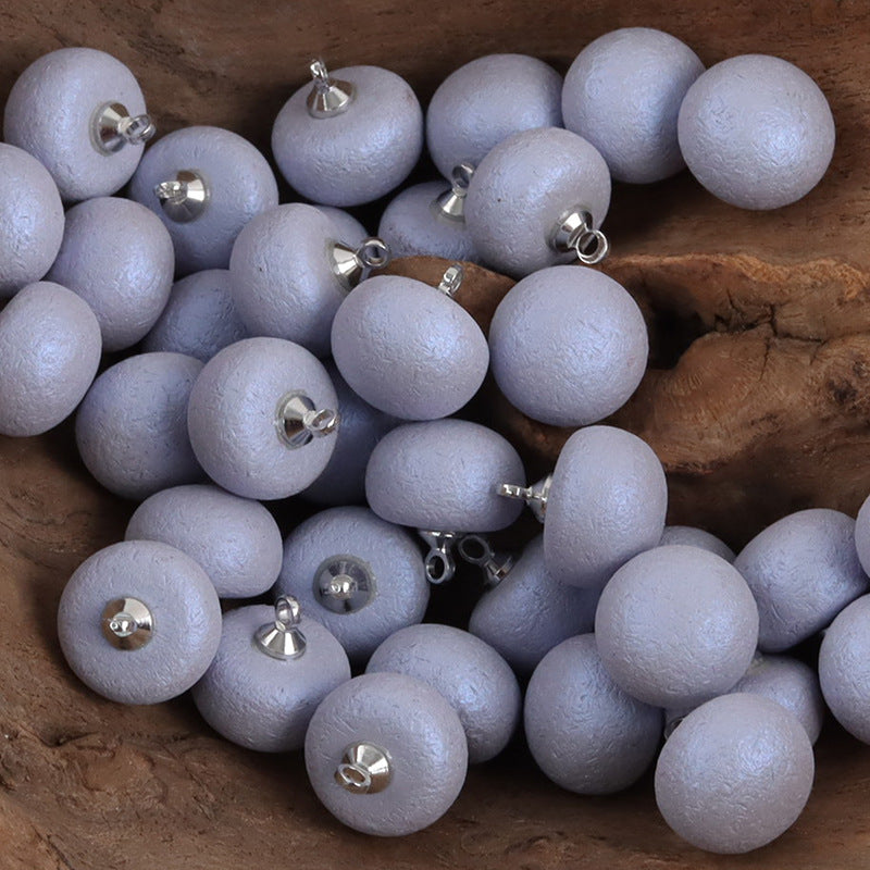 12mm Pink Round Resin Buttons for DIY Jewelry Bracelets 10pcs Blue Purple