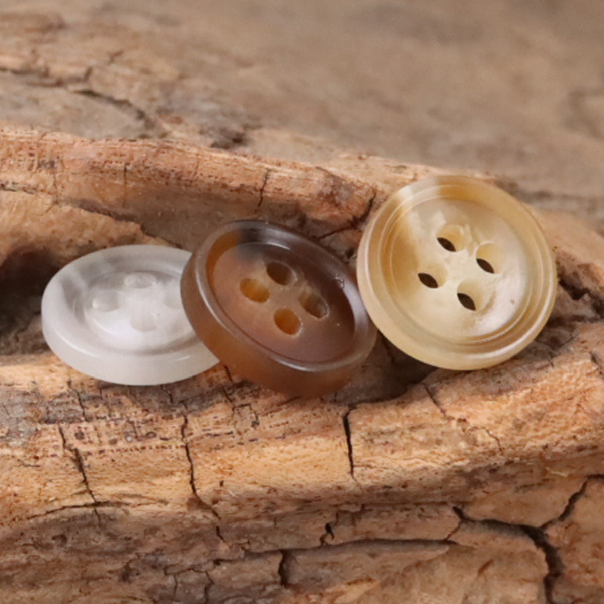 11.5MM Round Four-Hole Resin Buttons Khaki Shirt Sweater,100pcs