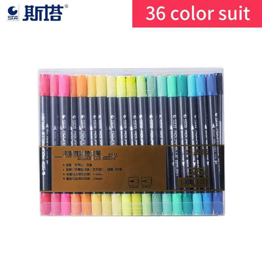 STA 3110 36-Farben-Doppelend-Aquarellpinselstift