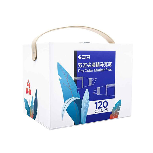 STA 9000 Pro Color Marker Plus, klassische 48/60/80/120 Farben mit Tragetasche