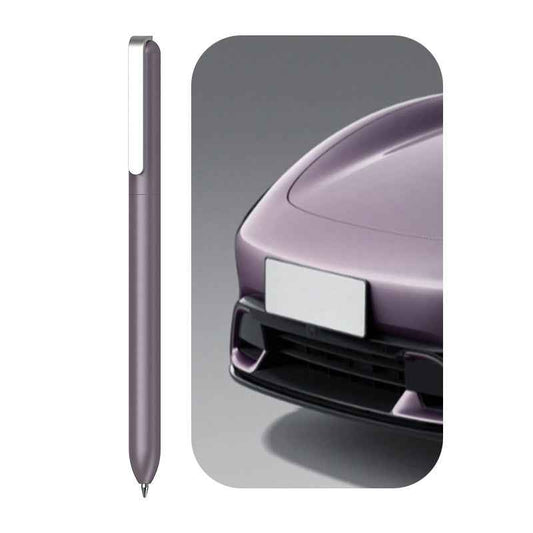 Sankou JZ19 Rotating Metal Ballpoint Pen 0.5mm Black Ink Purple