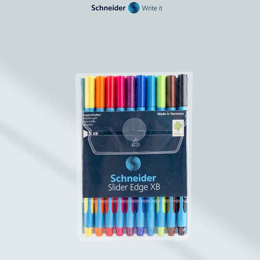 Schneider Slider Edge XB (Extra Broad) Ballpoint Pen 10 Colors