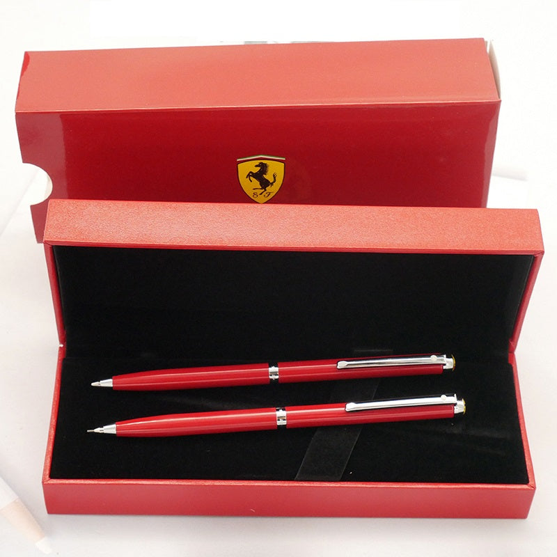 Sheaffer Ferrari 200 Rosso Corsa Ballpoint Pen Mechanical Pencil Set