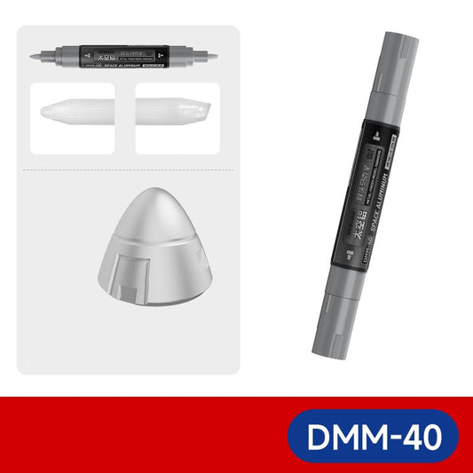 Stedi Dual-Tip Metallic Model Markers, Water-Based, 8-Colour Set