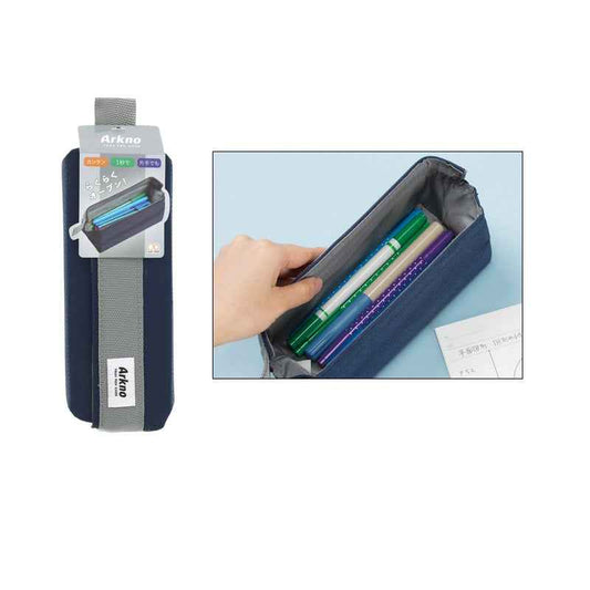 Sun-Star Arkno Tray Pen Case Navy