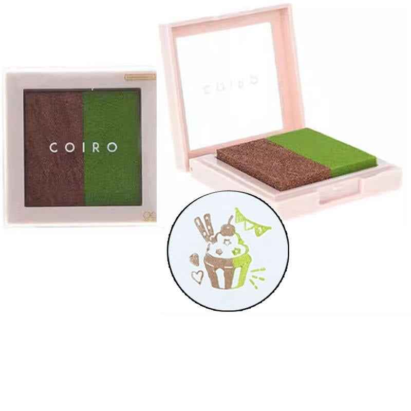 Sun-Star Coiro Dual Color Ink Pad Glitter Pistachio