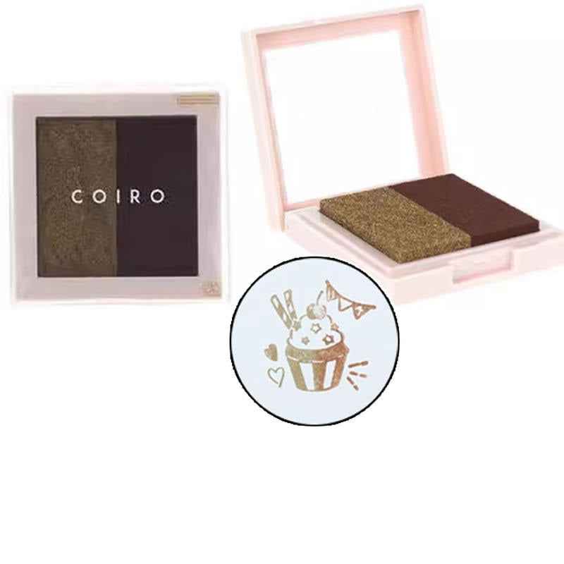 Sun-Star Coiro Dual Color Ink Pad Golden Chocolate
