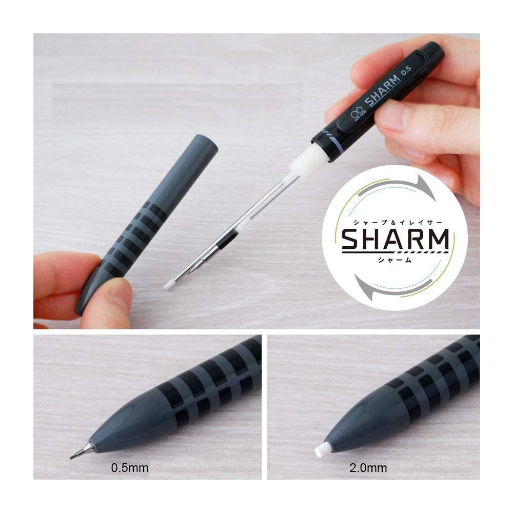 Sunstar SHARM 2-in-1 Rotating Mechanical Pencil