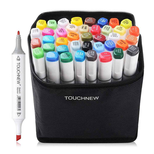 TOUCHNEW Marcadores de bocetos Juego de animación de 36 colores para bocetos de dibujos artísticos para adultos