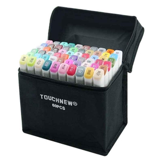 TOUCHNEW T7 60 colores marcadores de dibujo a base de alcohol animación Manga