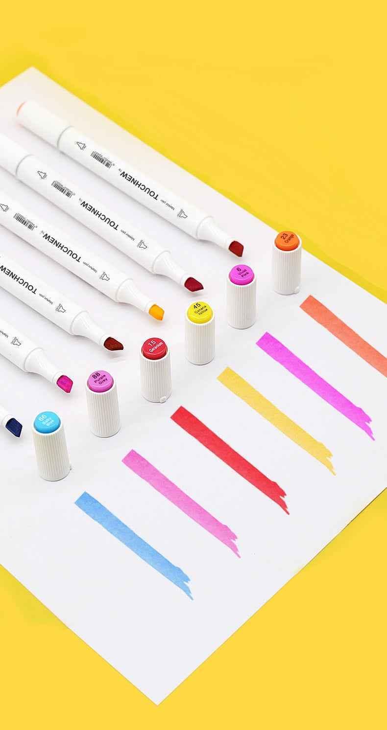 TOUCHNEW T8 Art Markers Juego de diseño de animación de 60 colores
