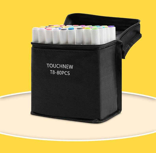 TOUCHNEW T8 Art Markers Juego de diseño de animación de 80 colores