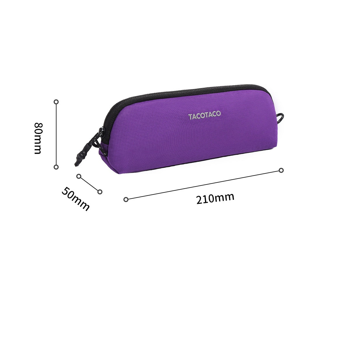 TACOTACO Shell Pencil Case Set – Waterproof & Dustproof Stationery Pouch & Cosmetic Bag | 2-Piece