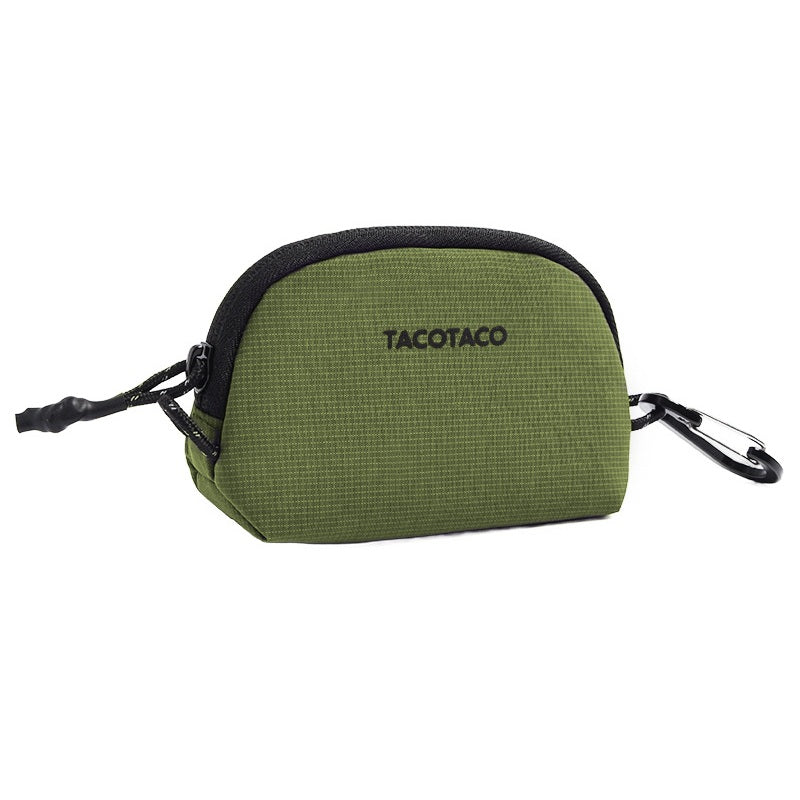 TACOTACO Shell Pencil Case Set – Waterproof & Dustproof Stationery Pouch & Cosmetic Bag | 2-Piece Green S