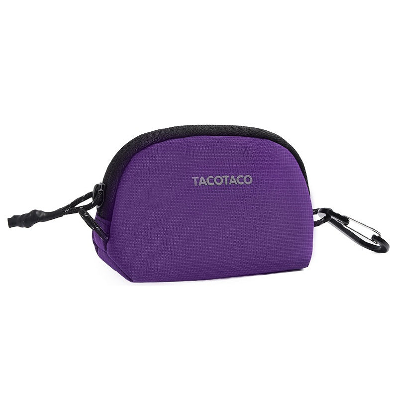 TACOTACO Shell Pencil Case Set – Waterproof & Dustproof Stationery Pouch & Cosmetic Bag | 2-Piece Purple S