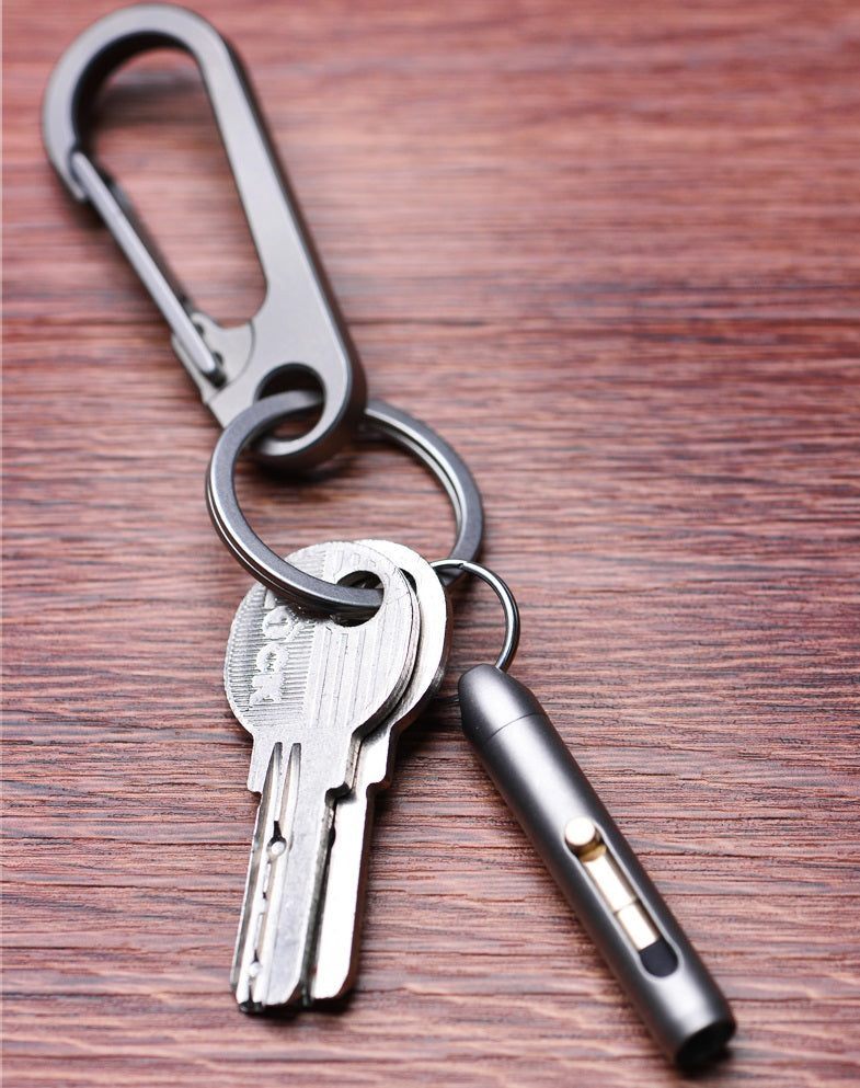 Pocket-Sized Titanium Everlasting Pencil – Hangable Mini Pen for EDC