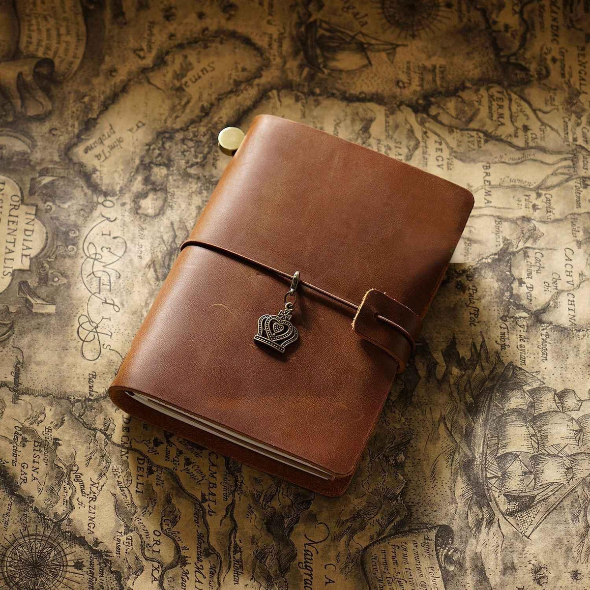 Traveler's Notebook Journal Skinnomslag i passstørrelse