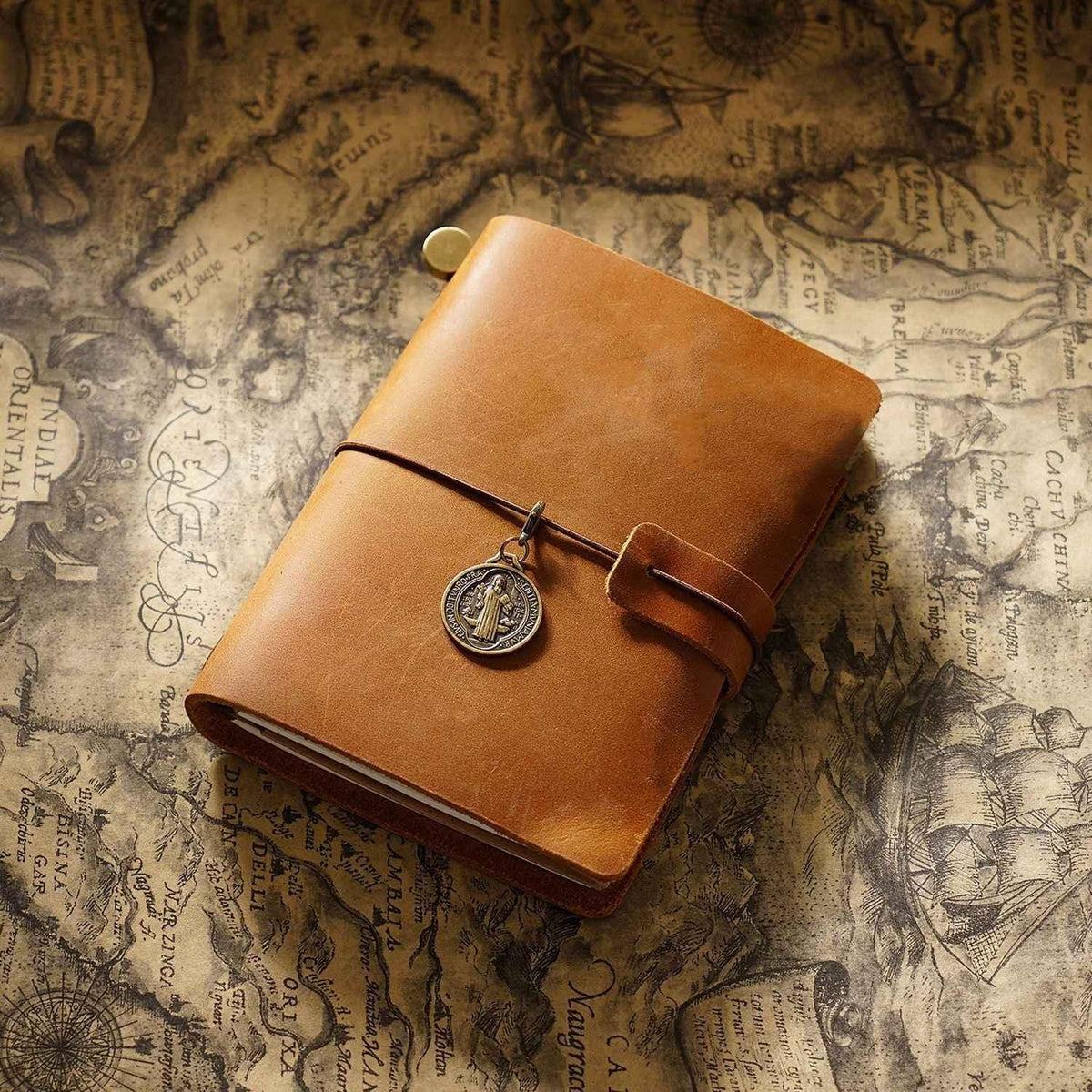 Traveler's Notebook Journal Skinnomslag i passstørrelse