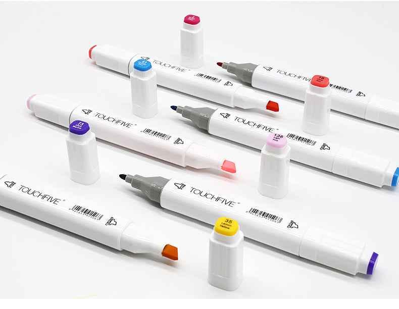 TouchFive Twin Markers 168 Full Colors Art Sketch Alcohol Based Pen Set
