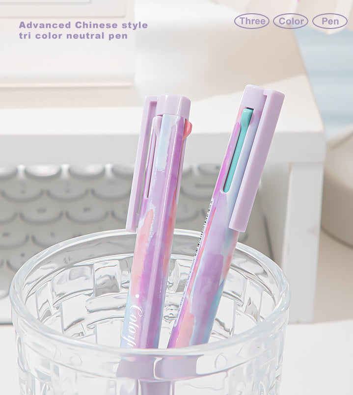 Truecolor 3-Color Gel Pen Set — 0.5mm | 4-Pack