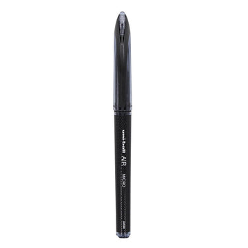 Uni-Ball AIR Micro - 0.5mm Fine Rollerball Pens - 2 Pack Black
