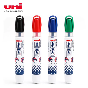 Uni Inkview Whiteboard Marker Pen PWB-202 4 Pack 4 Mixed