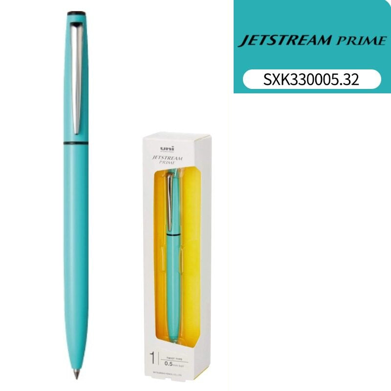 Uni Jetstream Prime Mint Blue Limited Edition Twist Ballpoint Pen, 0.5 mm | SXK330005.32