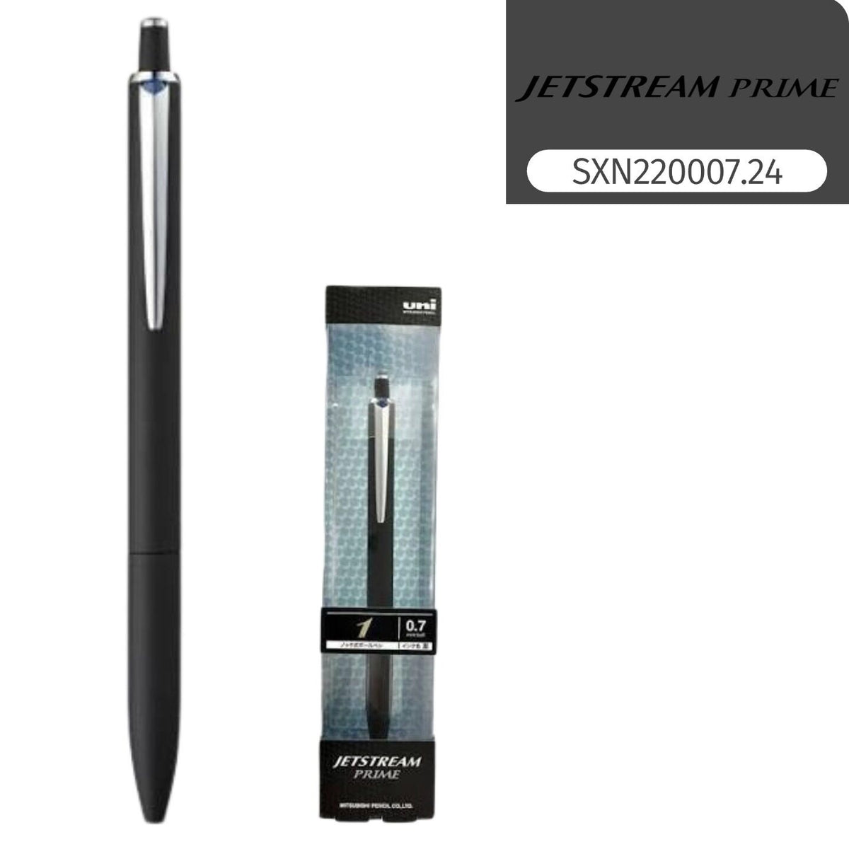 Uni Jetstream Prime Retractable Ballpoint Pen, 0.7mm | SXN220007 Black