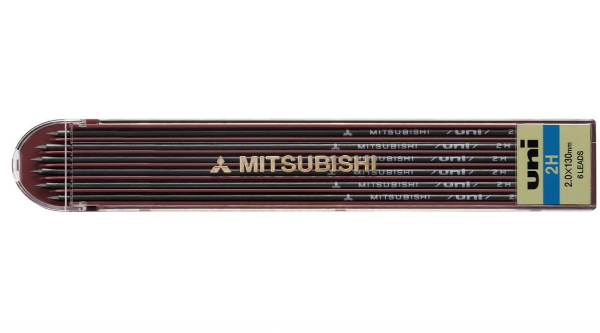 Uni Mitsubishi Lead Holder - 2 mm - HB/4H with 6pcs Pencil Leads