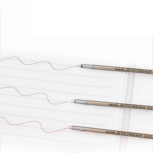 Uni SXR-200-05 Jetstream Ballpoint Multi Pen Refill - 0.5mm - 3 Pack