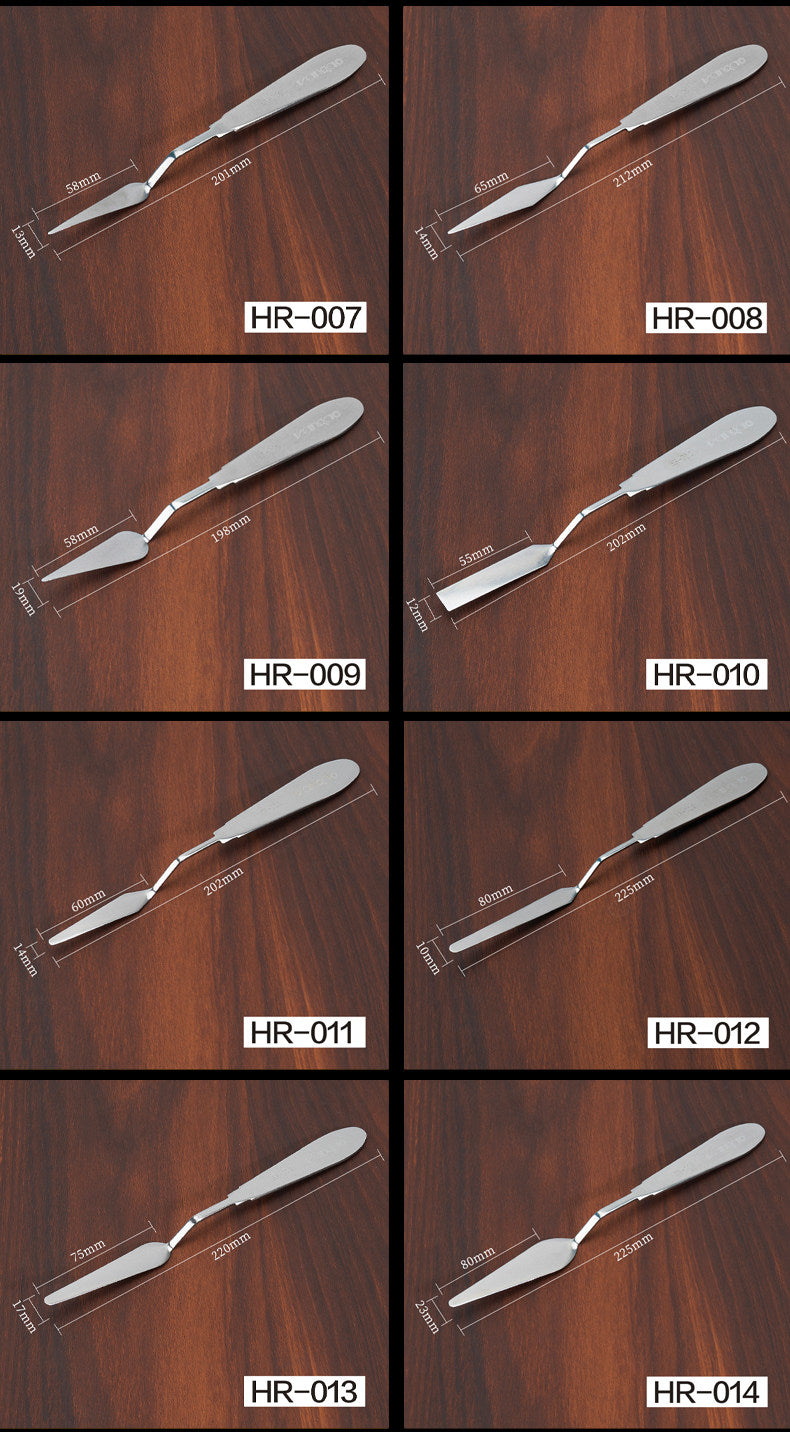 VANGAO Flexible All-Steel Palette Knife | Single Pack