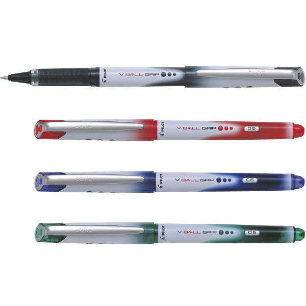 Pilot V Ball Grip Rollerballpen 0,5 mm, 3 stuks