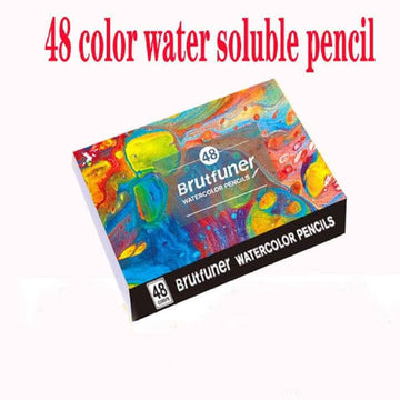 BRUTFUNER 48 aquarelpotlodenset, voorgeslepen voor kunstenaarsstudenten