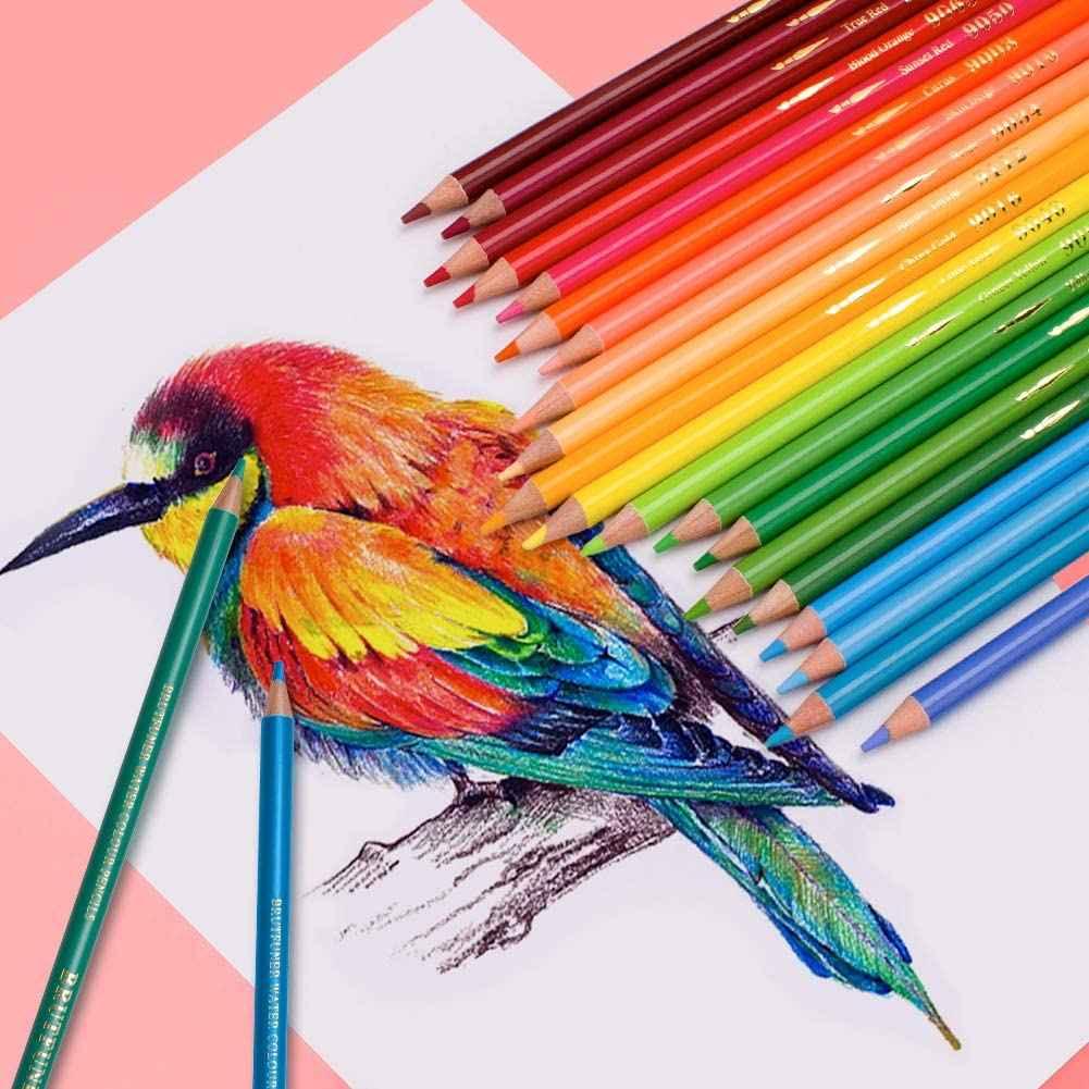 BRUTFUNER 48 aquarelpotlodenset, voorgeslepen voor kunstenaarsstudenten