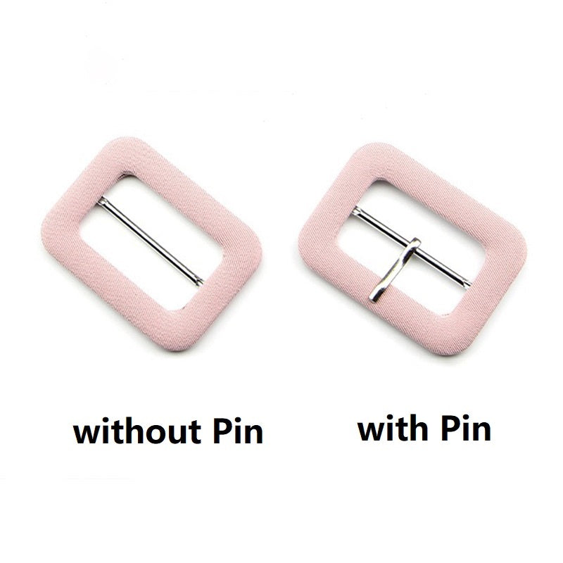 50mm 12-Color D-Ring Fabric-Covered Buckles for Coat Belt Cuff Adjustment 48 Pack
