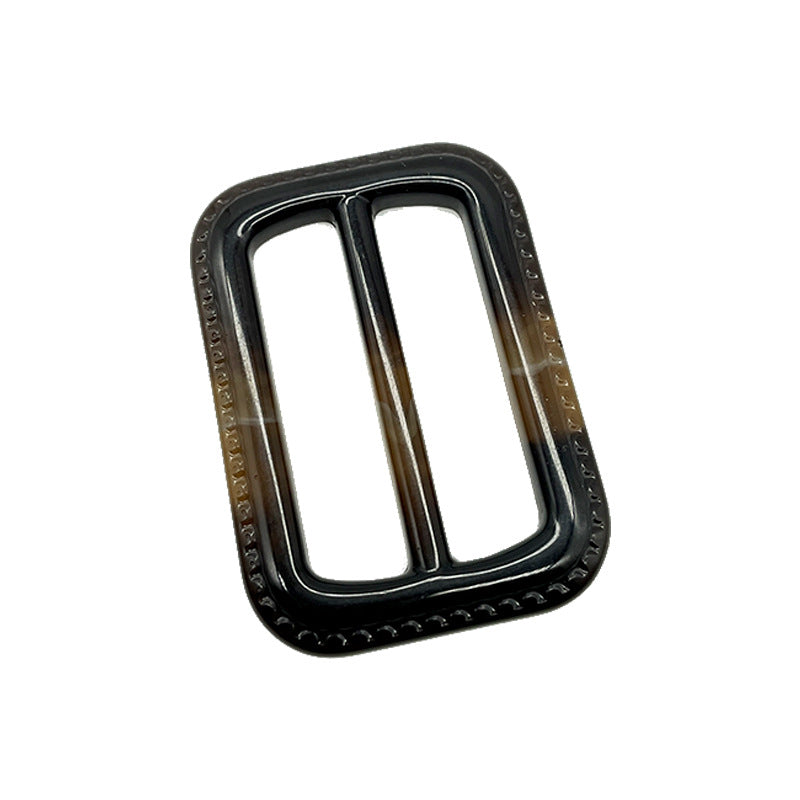 40mm Black and Brown Resin D-ring Buckles for Coat Bag100pcs