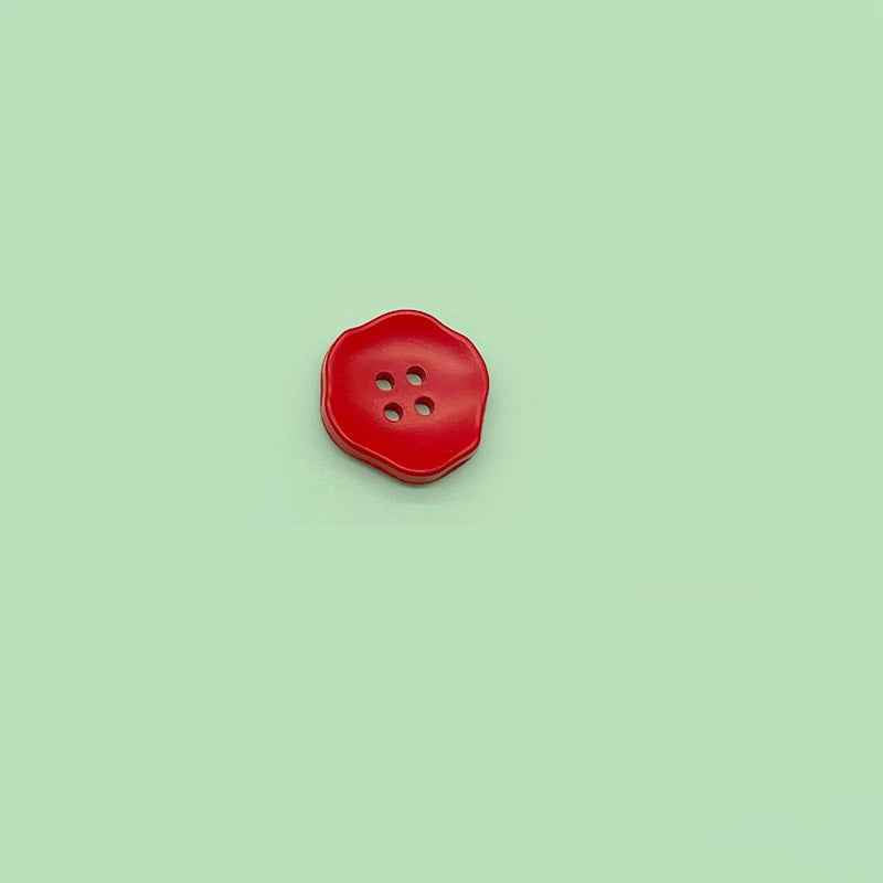 18mm Candy Cloud Flower-Shaped 4 Hole Plastic Buttons for Children's Clothing 70 Pack