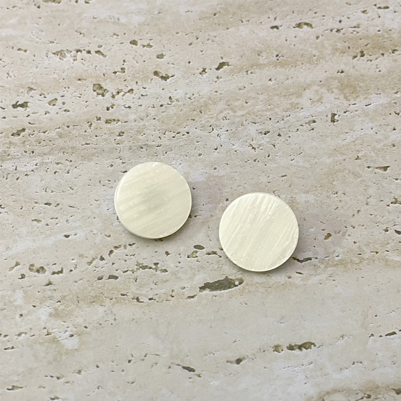 10-18mm Beige Flat Resin Buttons with Metal Shanks for Shirts Cardigans Sweaters