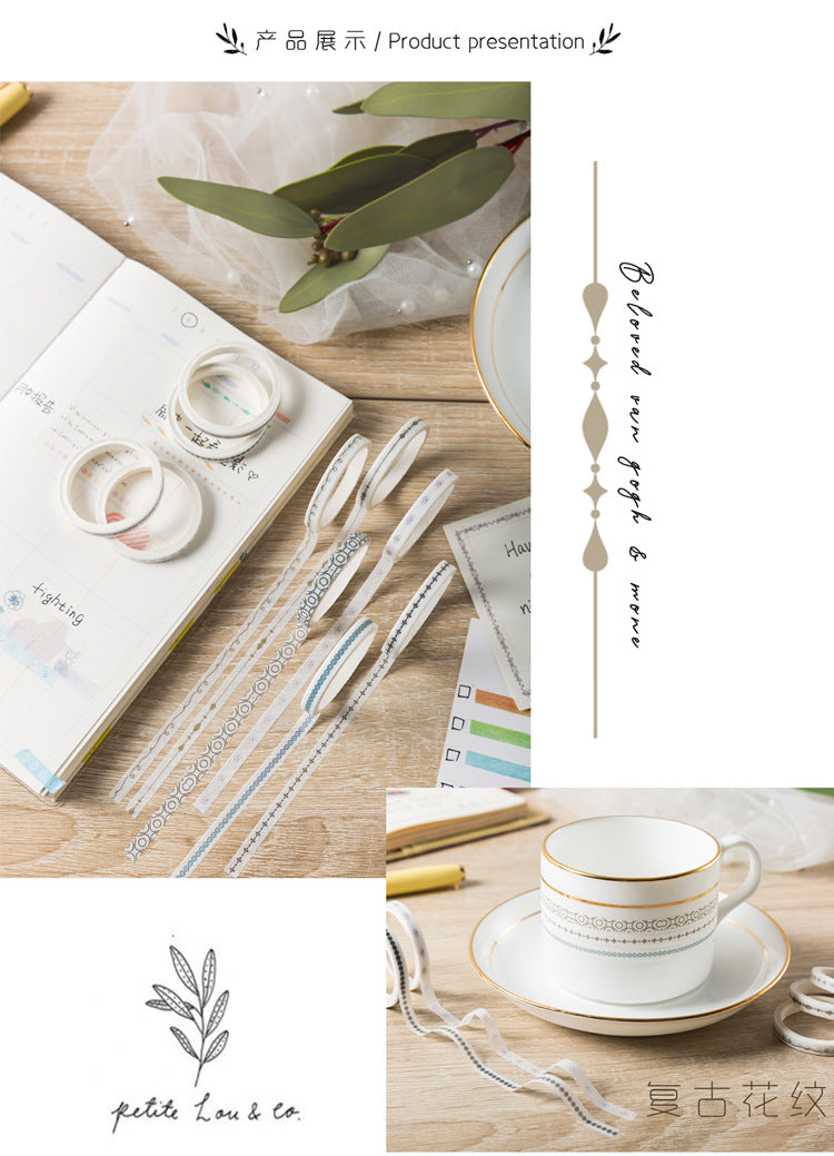 Washi Masking Tape Set 90 Rolls 5mm