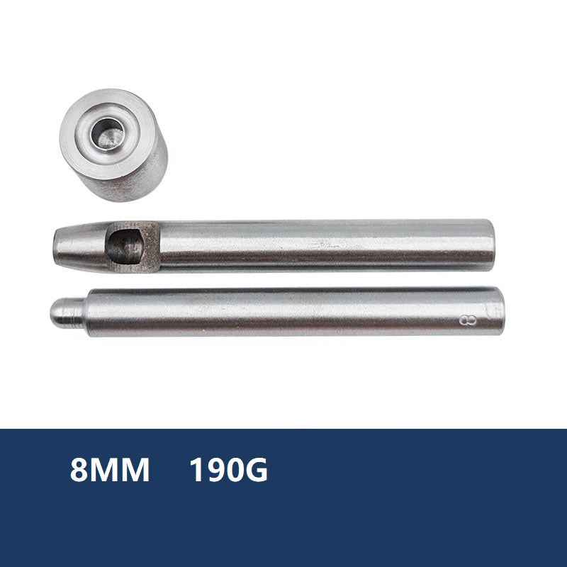 1.5mm-40mm Grommet Setter Hollow Punch Eyelet Hole Punch Die Tool 8mm