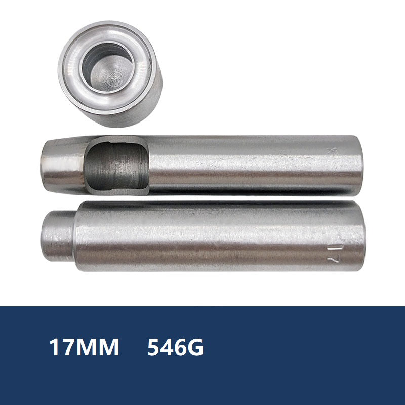 1.5mm-40mm Grommet Setter Hollow Punch Eyelet Hole Punch Die Tool 17mm