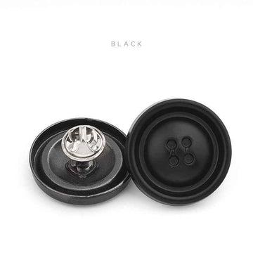 No-Sew Detachable Pin Buttons - 36pcs Metal Snap Fastener Kit Black
