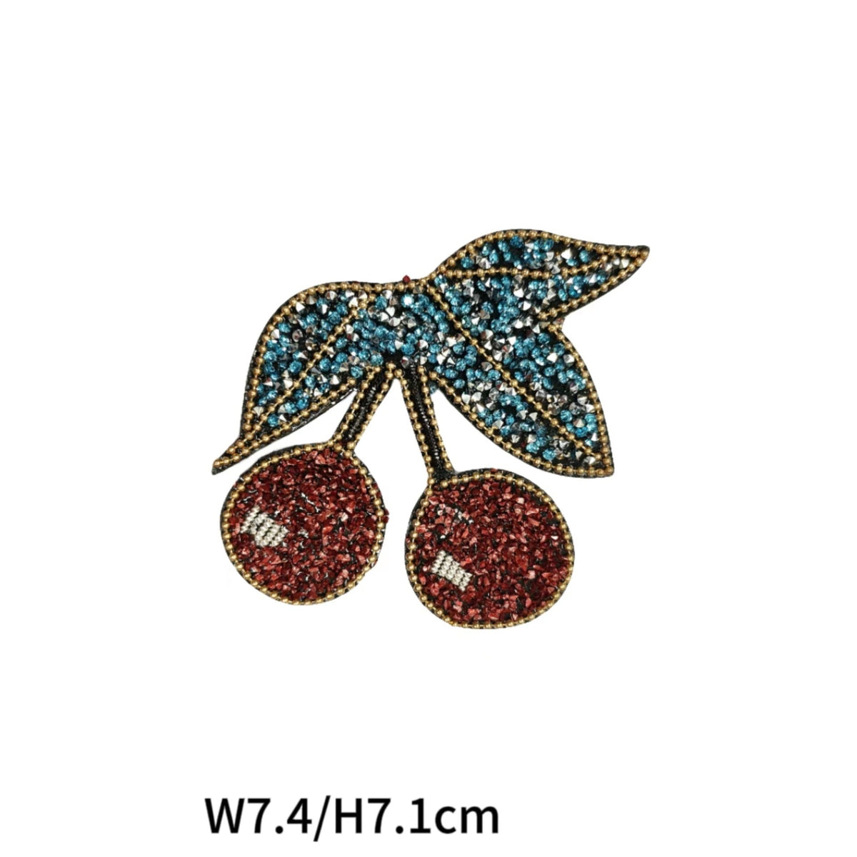 Skull Cherry Pattern Applique Handmade Clothing Embellishment 6 Pack