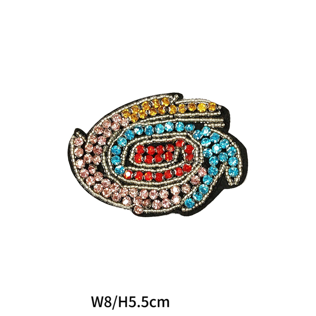 Skull Cherry Pattern Applique Handmade Clothing Embellishment 6 Pack